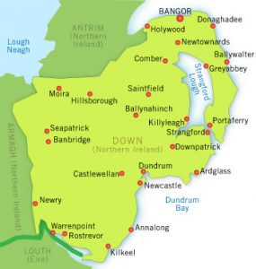 County Down regional map
